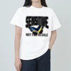 厨二病のたまり場のSensitive(Butterfly) ヘビーウェイトTシャツ