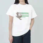 夜彩　-yasai-のNYAAAA（野生を忘れたVer.2） ヘビーウェイトTシャツ