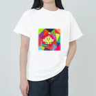 ピヨ☆ショップの角形に囲まれた世界 Heavyweight T-Shirt