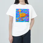 create_M2のアートなダチョウ Heavyweight T-Shirt