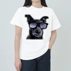 dogstagram.jpのサングラスをかけた犬 ヘビーウェイトTシャツ