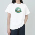 ファンシーTシャツ屋のアウトドアーワッペン Heavyweight T-Shirt