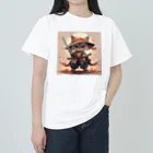 luckycongochanのNeko Samurai Heavyweight T-Shirt