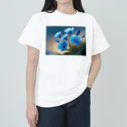Happy Shopの青い花 ヘビーウェイトTシャツ