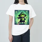 Louvreのダークヒーロー蛙 ヘビーウェイトTシャツ