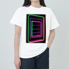 Association Against Mirroring SelfiesのAbstract_Neonsign Heavyweight T-Shirt