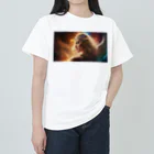 Mioキャンバスの夢工房　 の優美な女神の微が癒しをもたらす Heavyweight T-Shirt