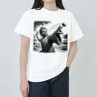 sakura1031のダジャレ仏像シリーズ・投げる像 Heavyweight T-Shirt