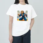 GANZのライオン柔道師範 Heavyweight T-Shirt