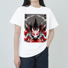 ZZRR12の闘志の炎、愛を捨てた狐の瞳 Heavyweight T-Shirt