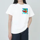 Atyatyuの人参マンマスコットグッズ Heavyweight T-Shirt