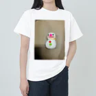 ポメラニアンのアリスくんの雪だるまの東海さん Heavyweight T-Shirt