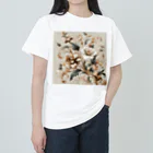 masa_innovatorのElegant Florals ヘビーウェイトTシャツ