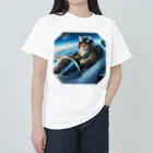 ニャーちゃんショップの永遠のネコ ヘビーウェイトTシャツ