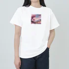 Y.Maeの舞い散る桜 ヘビーウェイトTシャツ