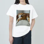 【公式】コンプレックス屋さんのデブが着る前から伸びている：犬ver ヘビーウェイトTシャツ