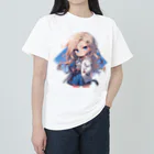 honoka_tの金髪ちびキャラ美少女 Heavyweight T-Shirt