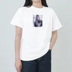 KAMIBUKROの鬼かわいい天使美女 Heavyweight T-Shirt