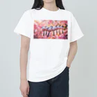 andanteのわくわくshopのシマエナガ春うらら Heavyweight T-Shirt