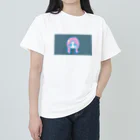 niramanjuのピンクの髪の女の子 Heavyweight T-Shirt
