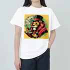 グラサンライオンと仲間たちのライオン男爵 Heavyweight T-Shirt