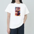 ノートニーの戦う女子 ヘビーウェイトTシャツ