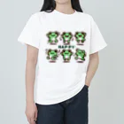 カエルグッズのHAPPYカエル踊り Heavyweight T-Shirt