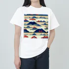 curtisの富士山ピクセルアート ヘビーウェイトTシャツ
