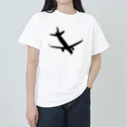 ringo6969の着陸する飛行機 ヘビーウェイトTシャツ