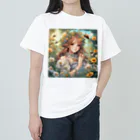 プリンゴブリンの魅惑の庭園ミツバチ子さん Heavyweight T-Shirt