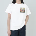 AQUAMETAVERSEの森の中でお茶会をする猫たち Marsa 106 Heavyweight T-Shirt