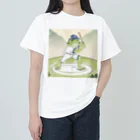 カエルグッズのバッターカエル Heavyweight T-Shirt