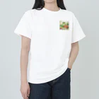 yuko_uのハピケロ〜ピクニック Heavyweight T-Shirt