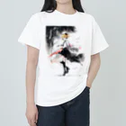 アートデザインakaのオリジナル墨絵 Heavyweight T-Shirt