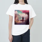 こにこの夢の街を歩く旅人 Heavyweight T-Shirt