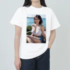 bijinngasyokuninの九十九里の塩風を感じて Heavyweight T-Shirt