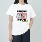 walkiesのハイタッチ！トイプードルシルバー Heavyweight T-Shirt