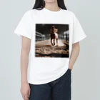 tin78の情熱的に駆け巡る馬 Heavyweight T-Shirt