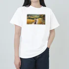 THE NOBLE LIGHTの花畑 ヘビーウェイトTシャツ
