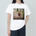 haru_0324の幸せそうな顔をしているわんこ Heavyweight T-Shirt