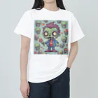 saitou1x4のホラー　ゾンビ２ ヘビーウェイトTシャツ