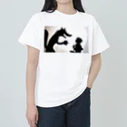 suzuri2024のりんごを一つくださいな ヘビーウェイトTシャツ