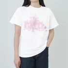 Drecome_Designの【積もったheart mark】百のハート♡飴霰(あめあられ) ヘビーウェイトTシャツ