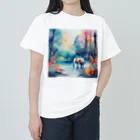 Oimo_shanの美しい森のゾウさん Heavyweight T-Shirt