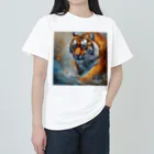 Isaiah_AI_Designの精力的なトラ Heavyweight T-Shirt