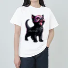 KVM｜kitten ＊ venetian-maskの仮面の黒猫｜咆哮 ① ヘビーウェイトTシャツ