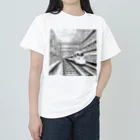 須藤 匠＠ナイセン団㌠のノスタルジック・レールウェイ Heavyweight T-Shirt