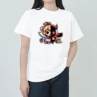 Shakkiri3のNISA（天使と悪魔） ヘビーウェイトTシャツ