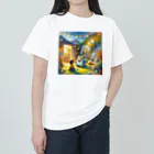 ほっこり絵音舎のふしぎなおともだち ヘビーウェイトTシャツ