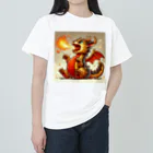 nekodoragonの火噴き猫ドラゴン Heavyweight T-Shirt